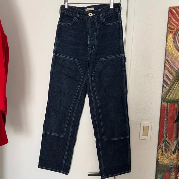 Jesse Kamm Dark Blue Denim Jeans - Picture 1 of 8
